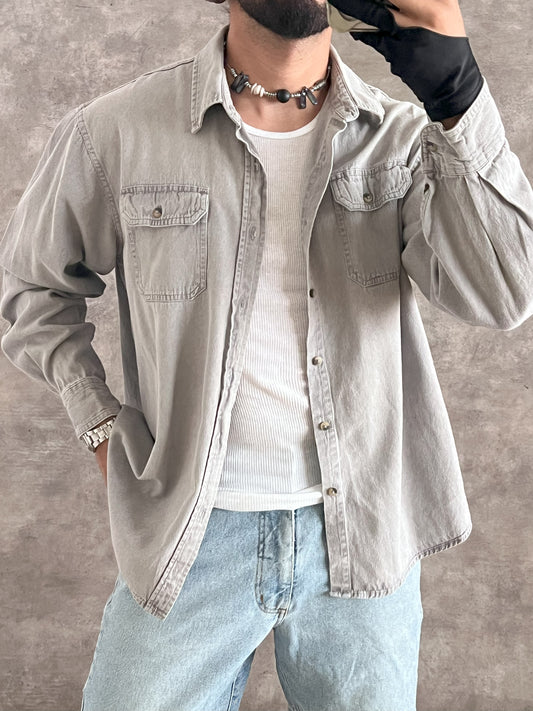 Workwear / Grey shirt Wrangler 2 (XL)