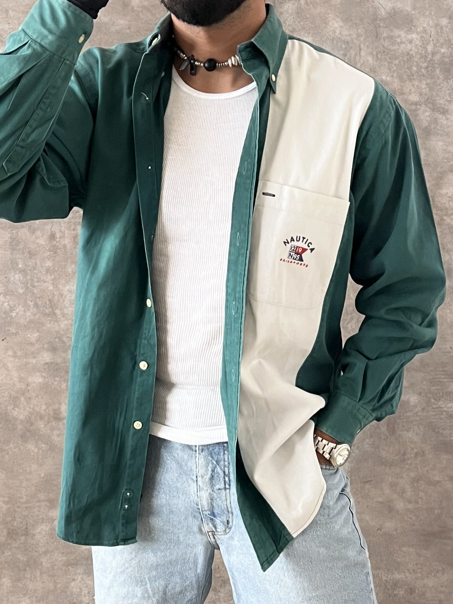 Vintage Shirt Nautica Workwear (M)