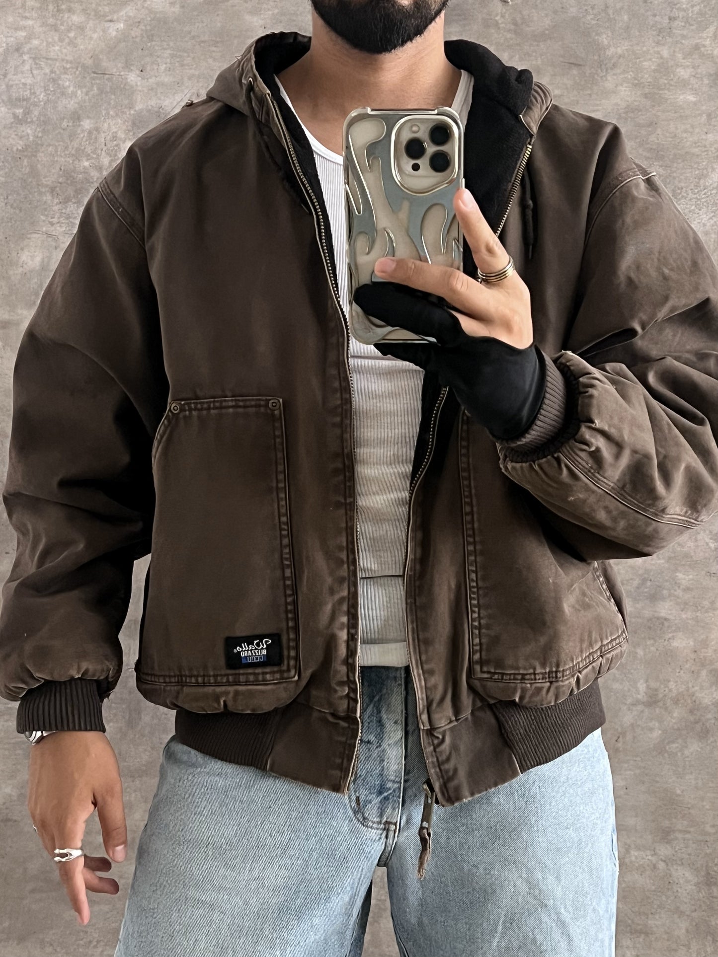 Vintage Brown Work Jacket (XL)