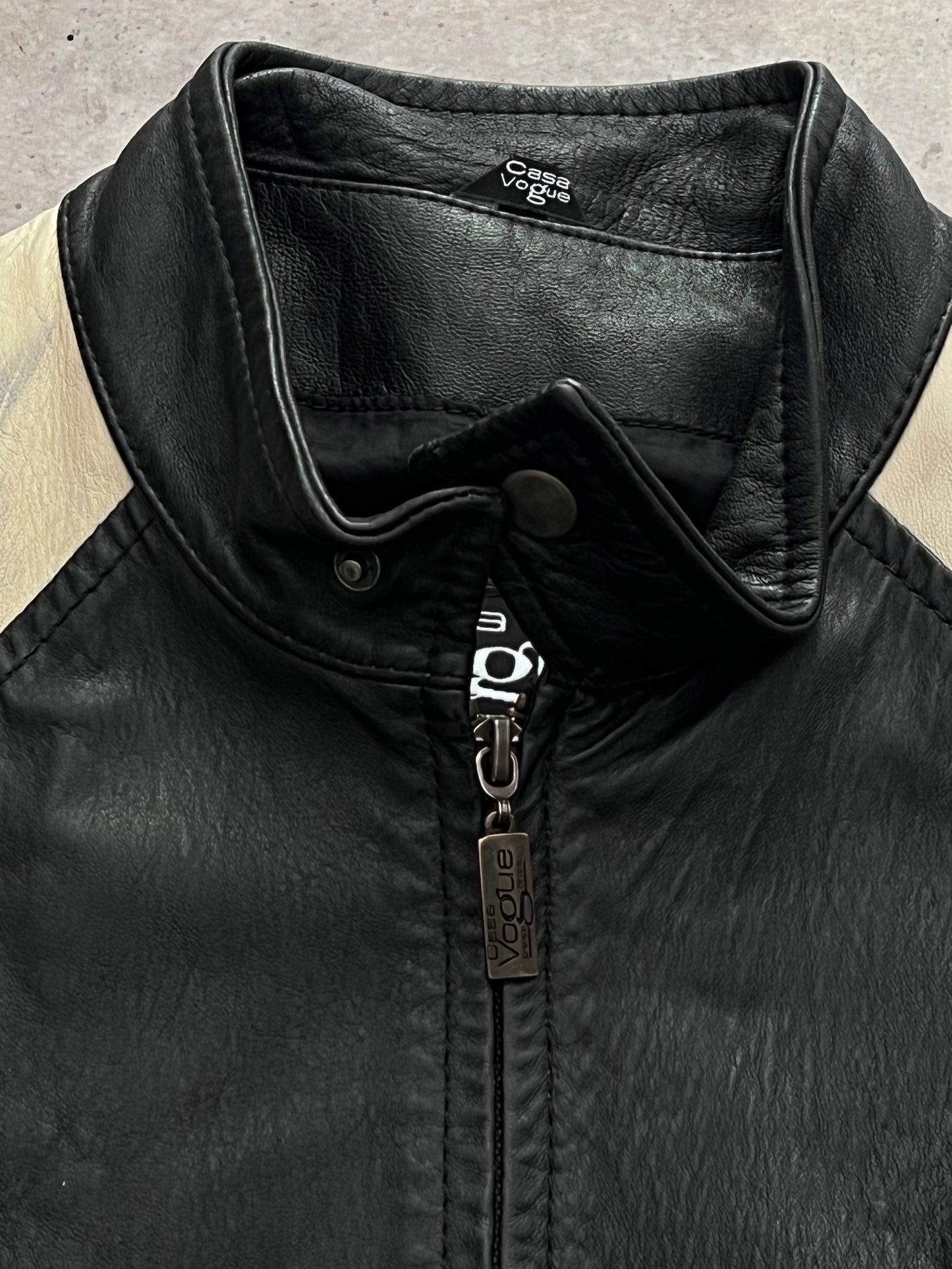 Vintage Leather Jacket (S/M)