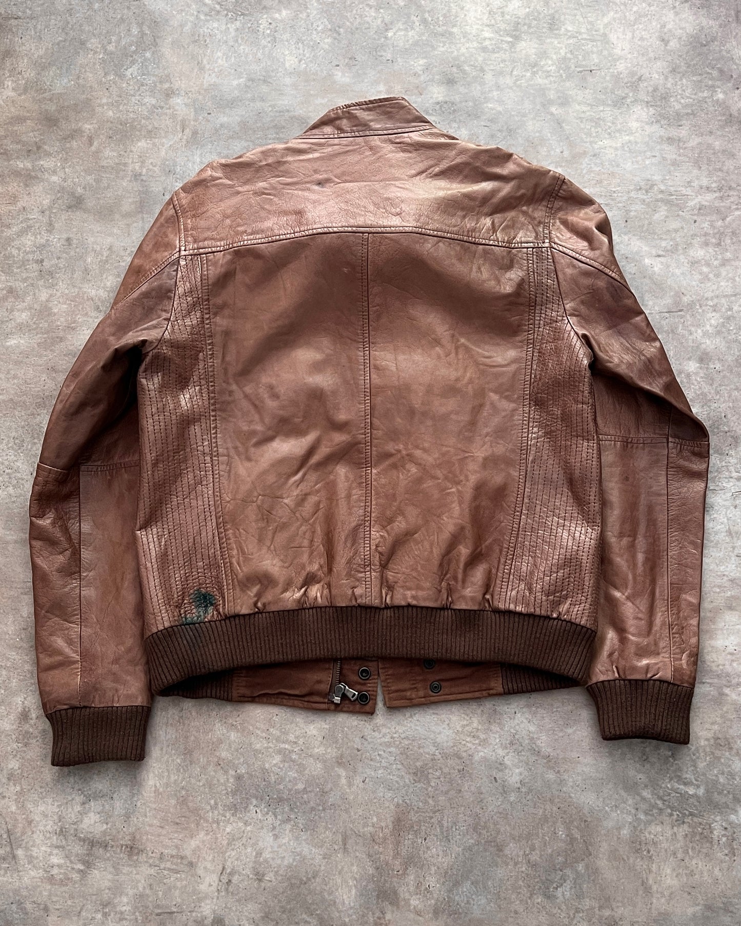Leather Zara jacket (M)