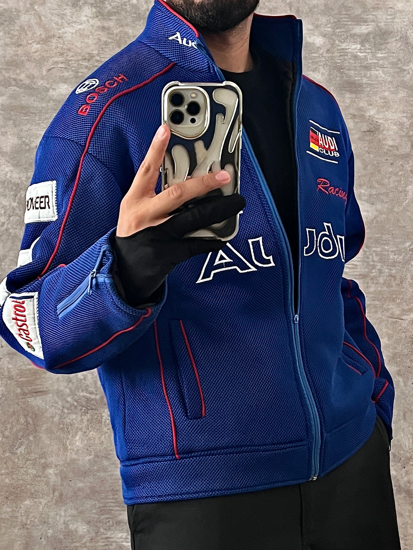 Vintage Racer Blue Jacket (M)