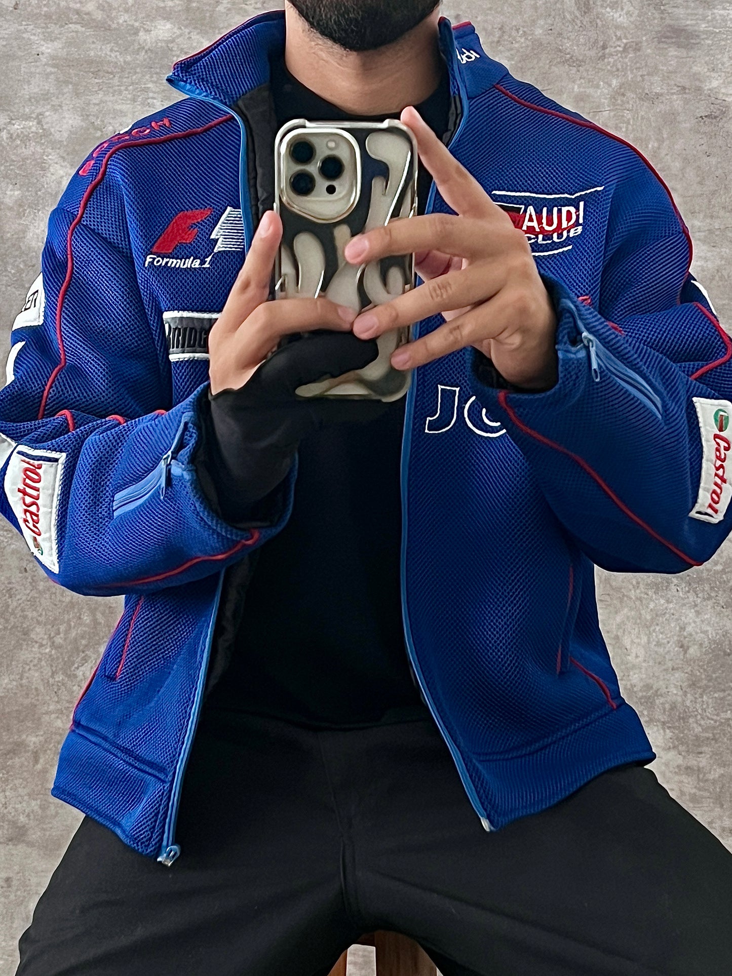 Vintage Racer Blue Jacket (M)