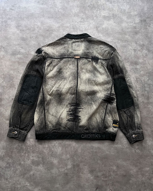 DISTRESSED DENIM JACKT (M)