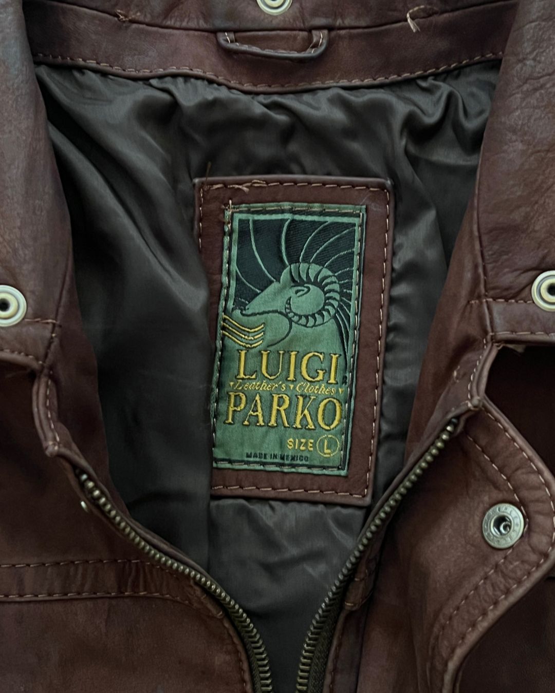 LEATHER JACKT MEXA (M)