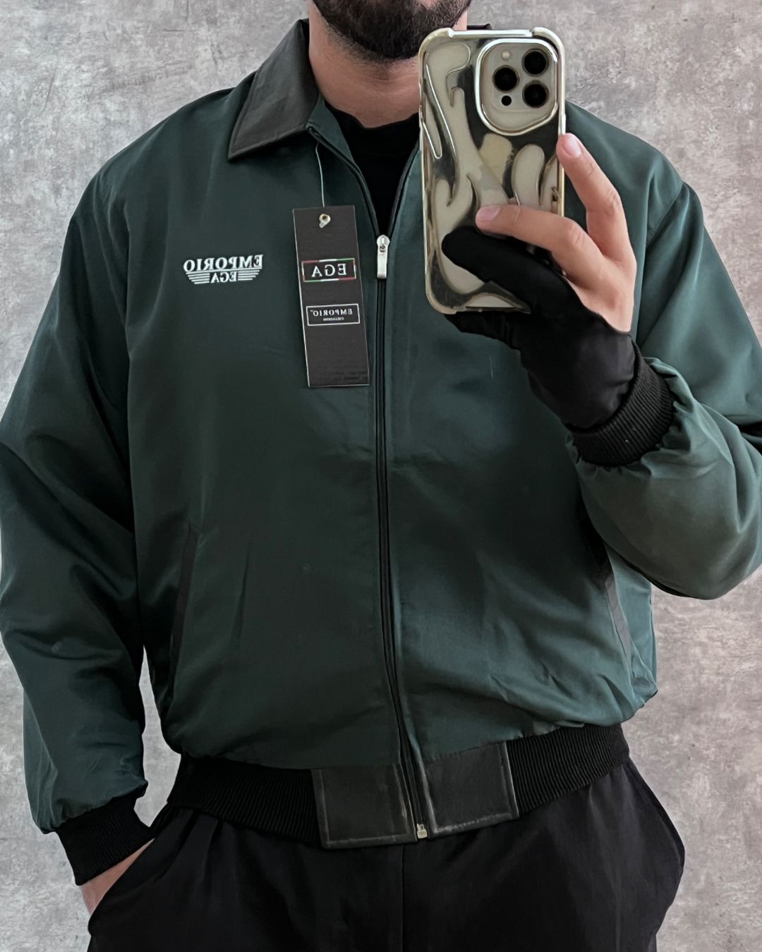 EMPORIO GREEN JACKT (M)