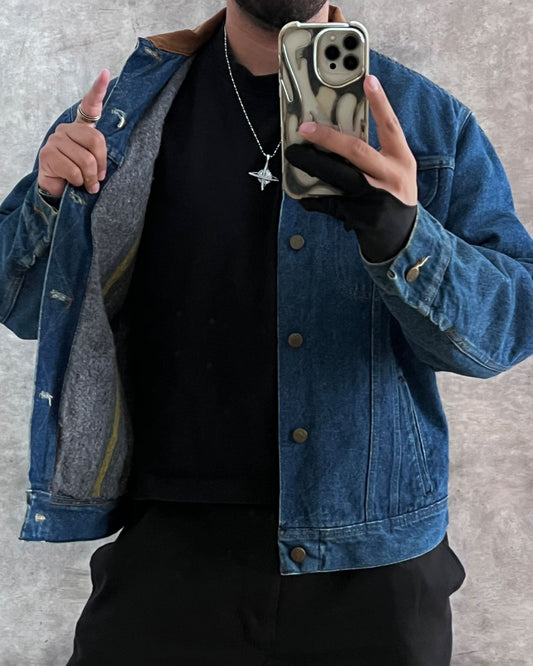 TRUCKER DENIM JACKET (L)