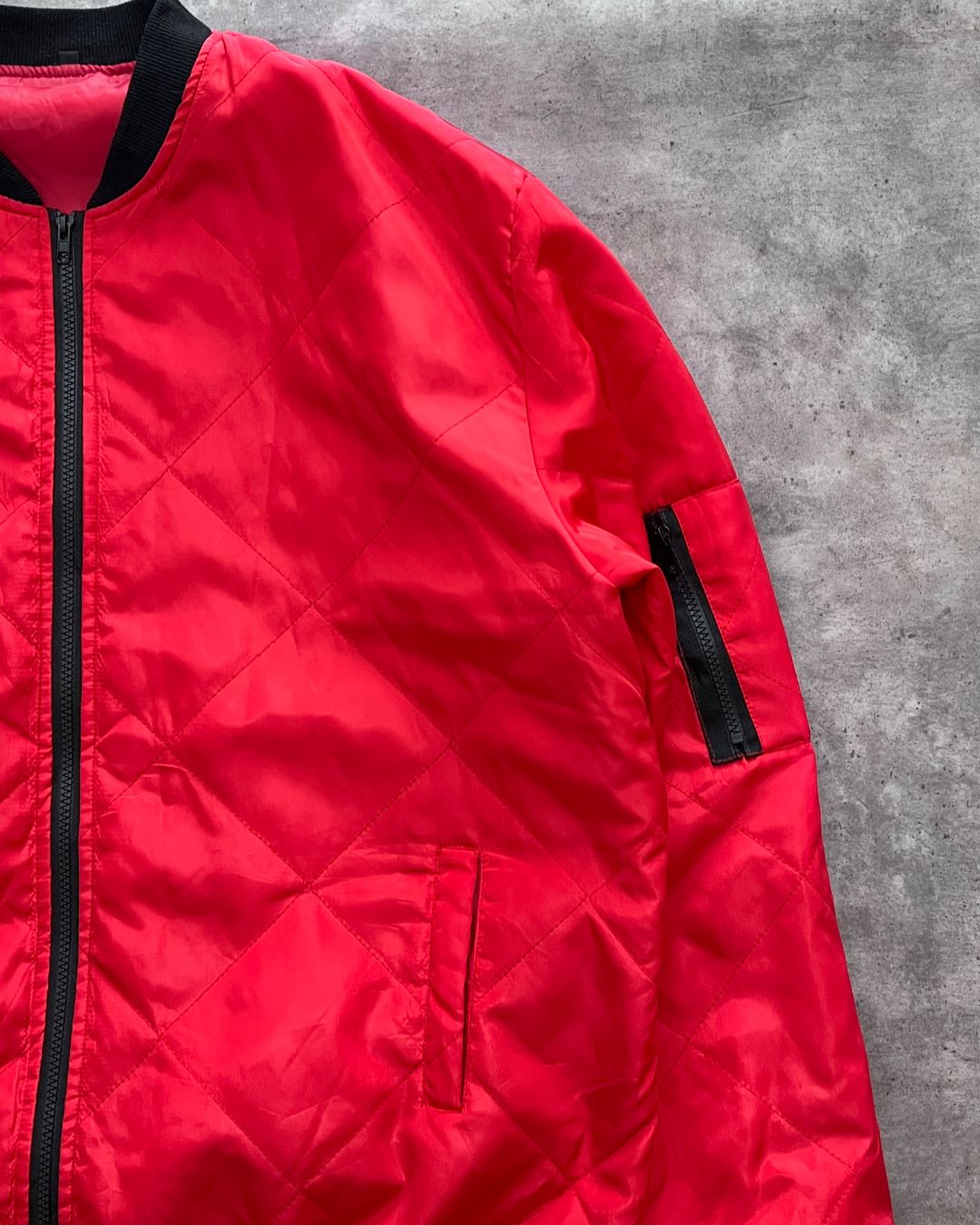 RED BOMBER JACKT (XL)