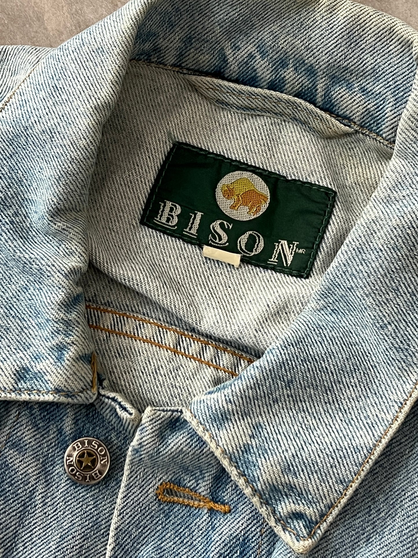 Vintage Denim Jacket Bison (L)