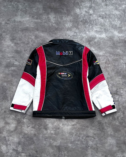 KID NASCAR LEATHER JACKET (L)