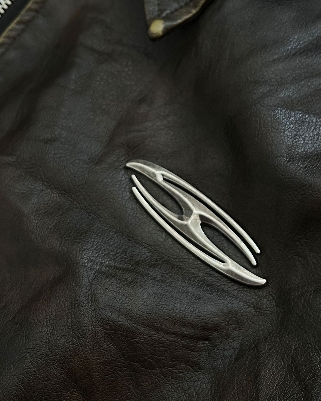 AELFRIC EDEN LEATHER JACKET (L)