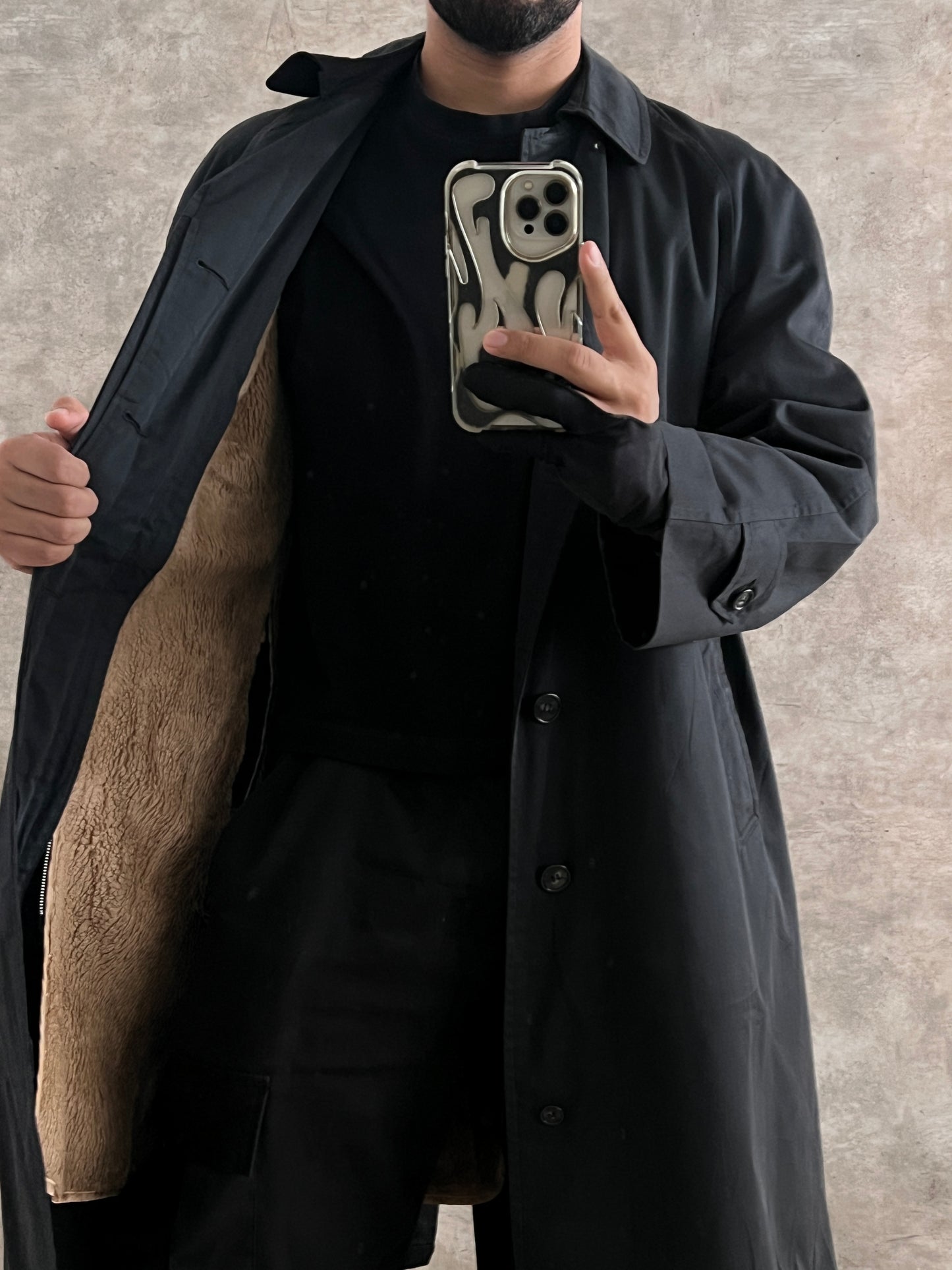 Gabardina black (L)