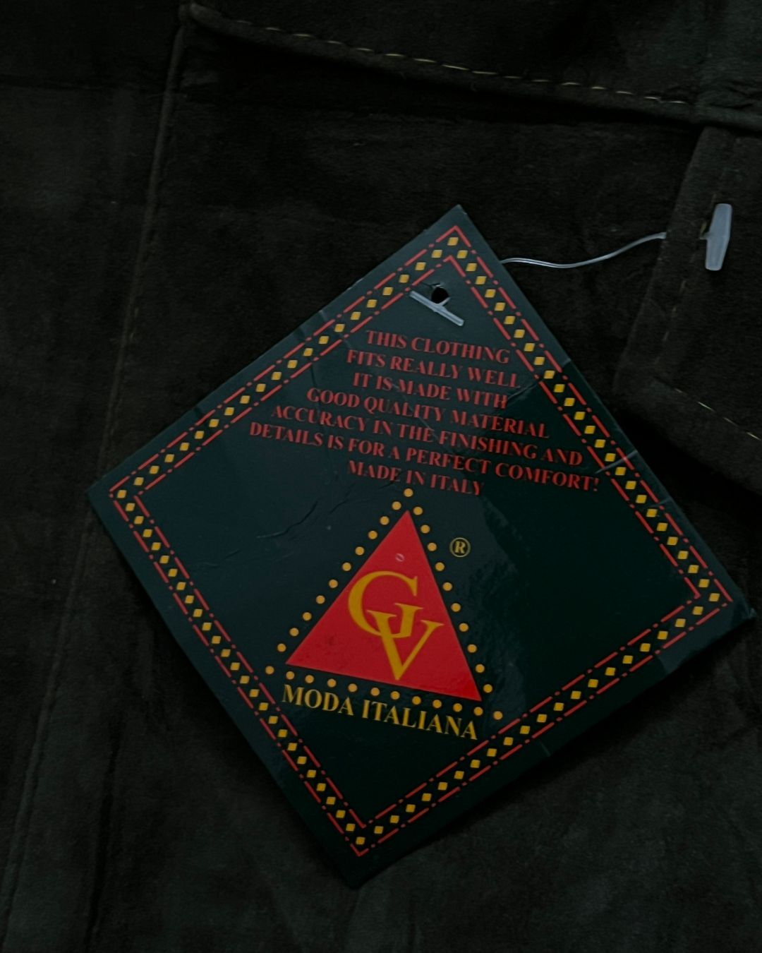 ITALIAN LEATHER BOMBER JACKET (M)