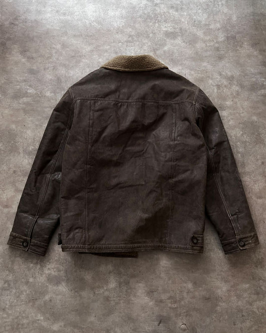 COWBOY LEATHER WESTERN JACKET (XL)