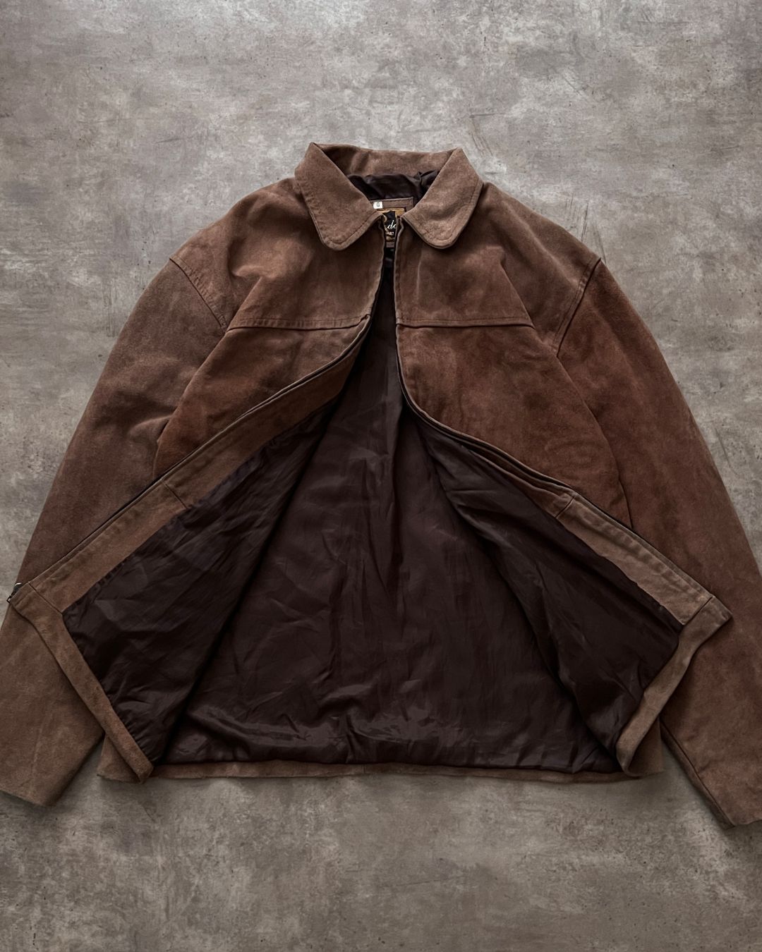 COWBOY LEATHER JACKET BOXY FIT (L)