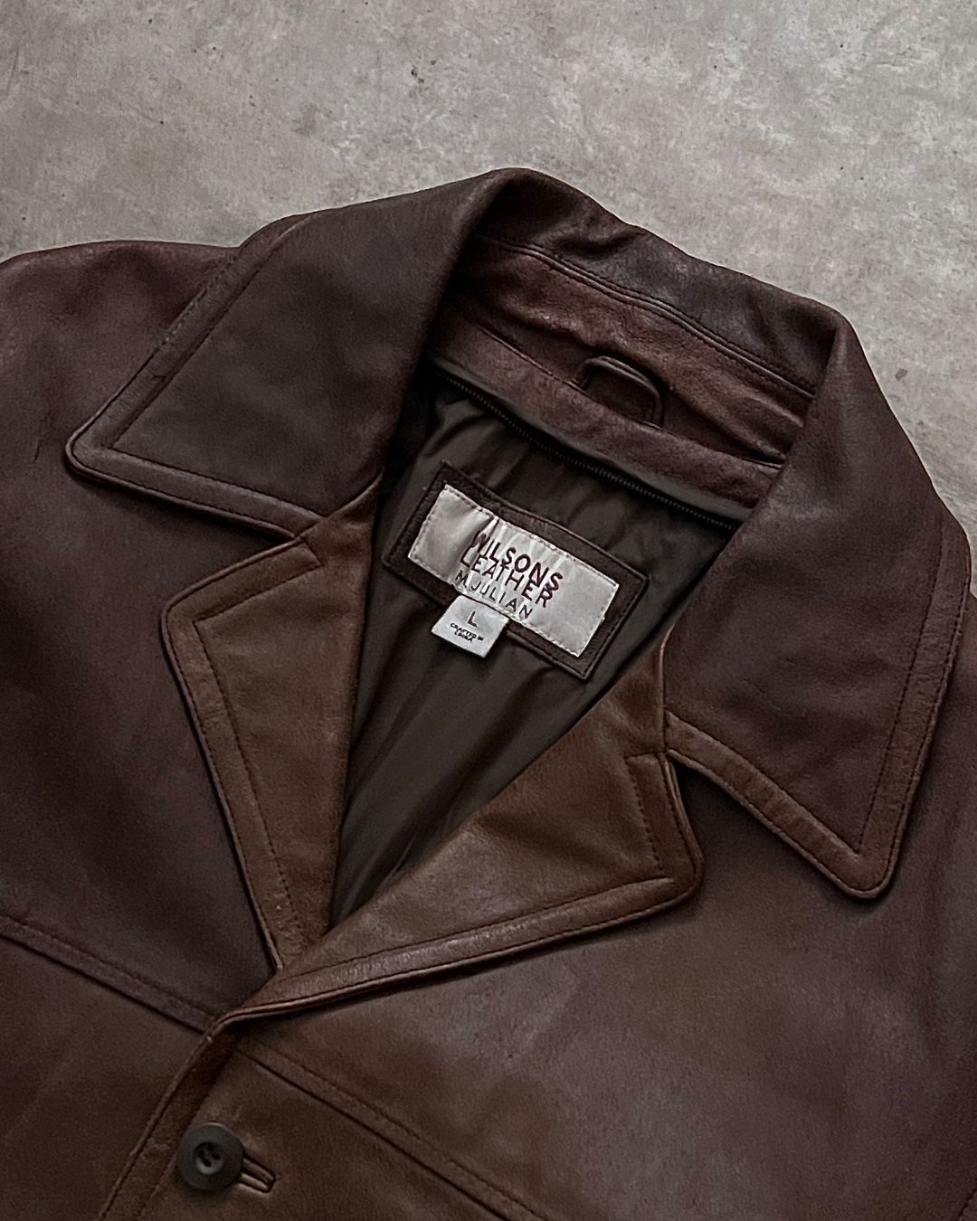 LEATHER HUNTER JACKT (L)