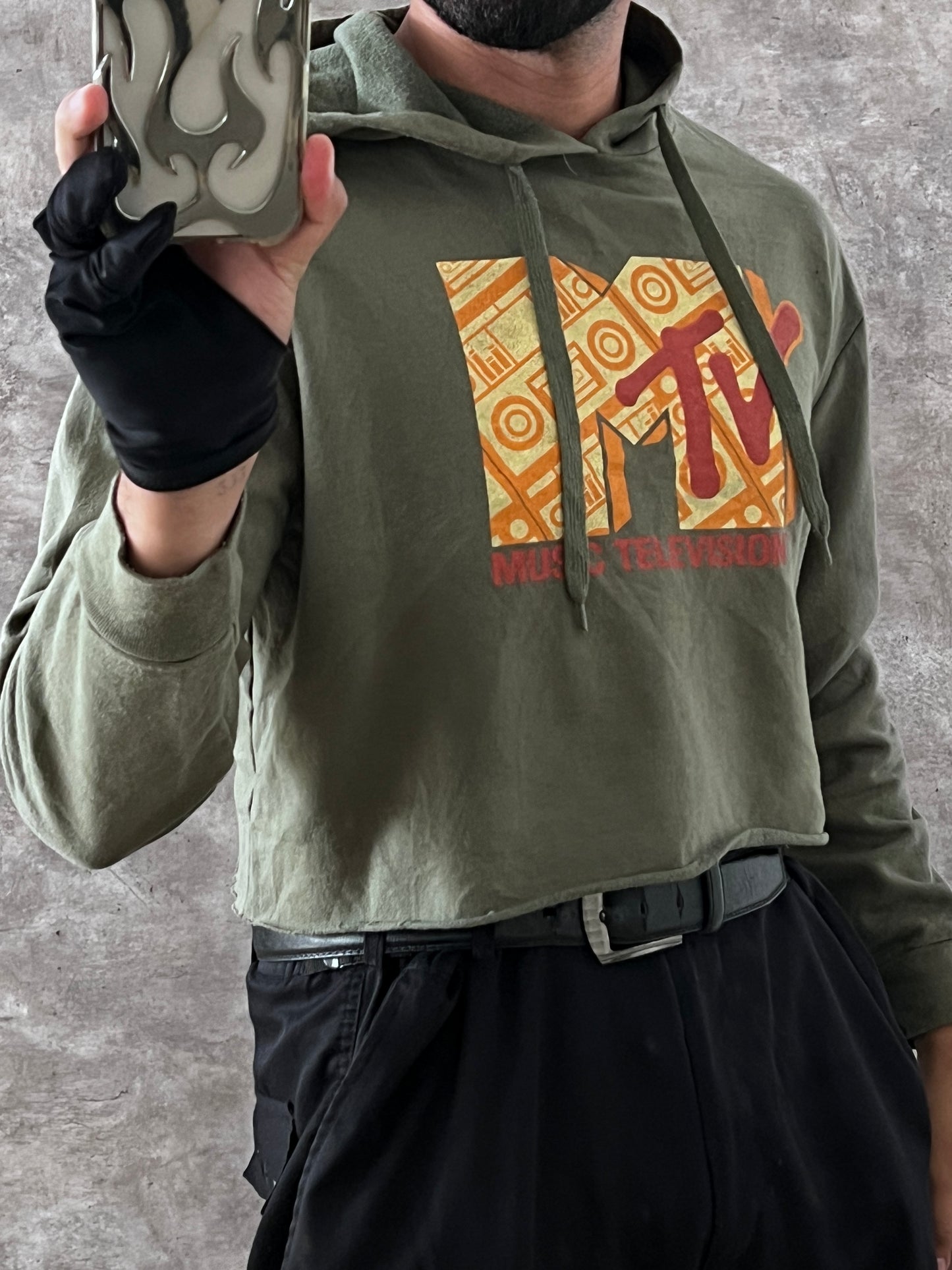 TV green hoodie (S)