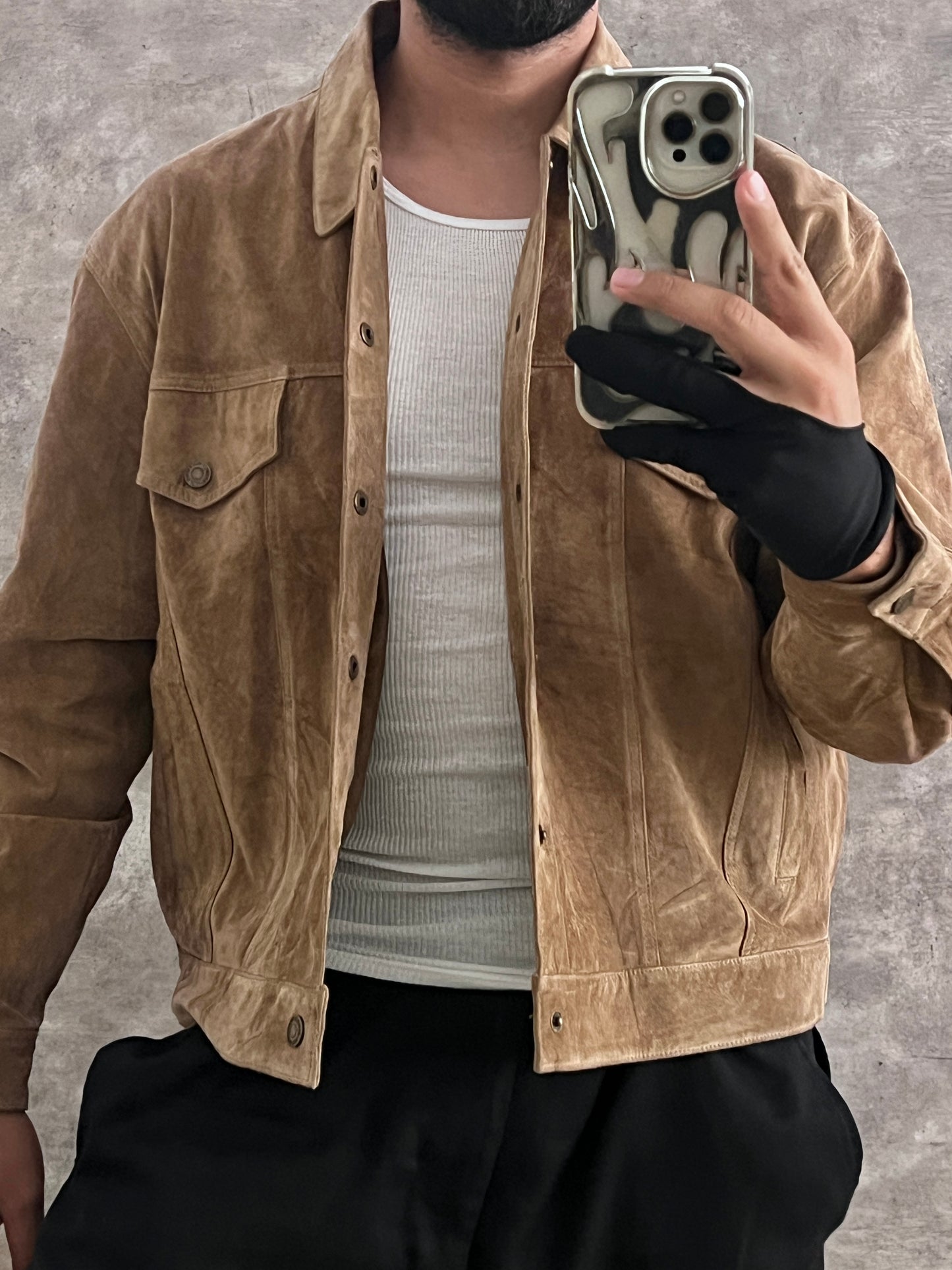 Leather Jacket (L)