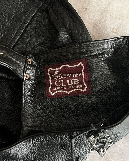 COWBOY CLUB LEATHER CHAPS ()
