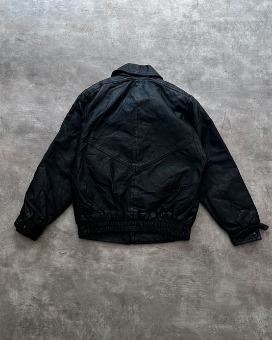 KID BOMBER LEATHER JACKET (L)