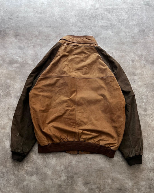 RETRO LEATHER JACKET (L)