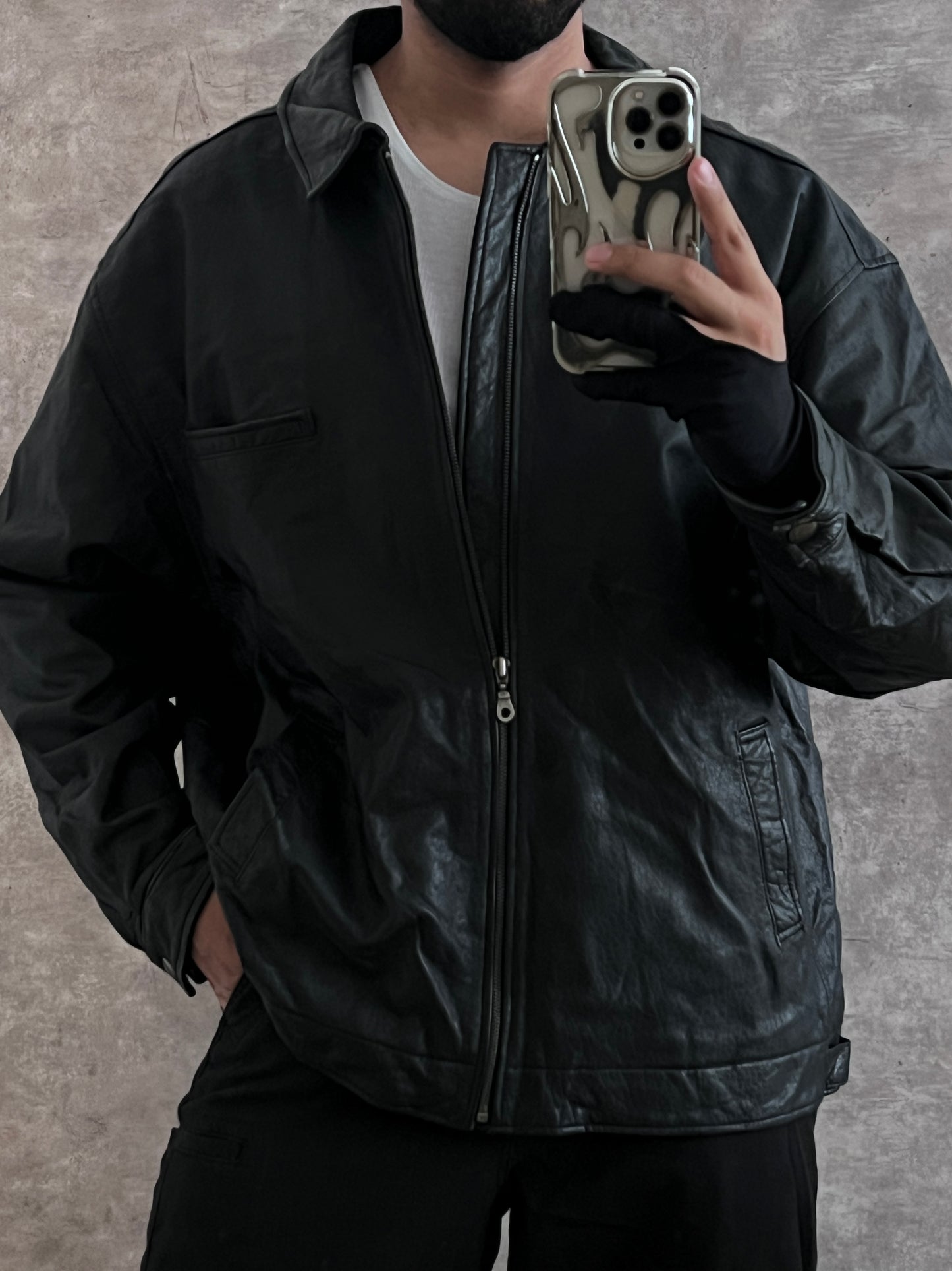 Leather Jacket (XL)
