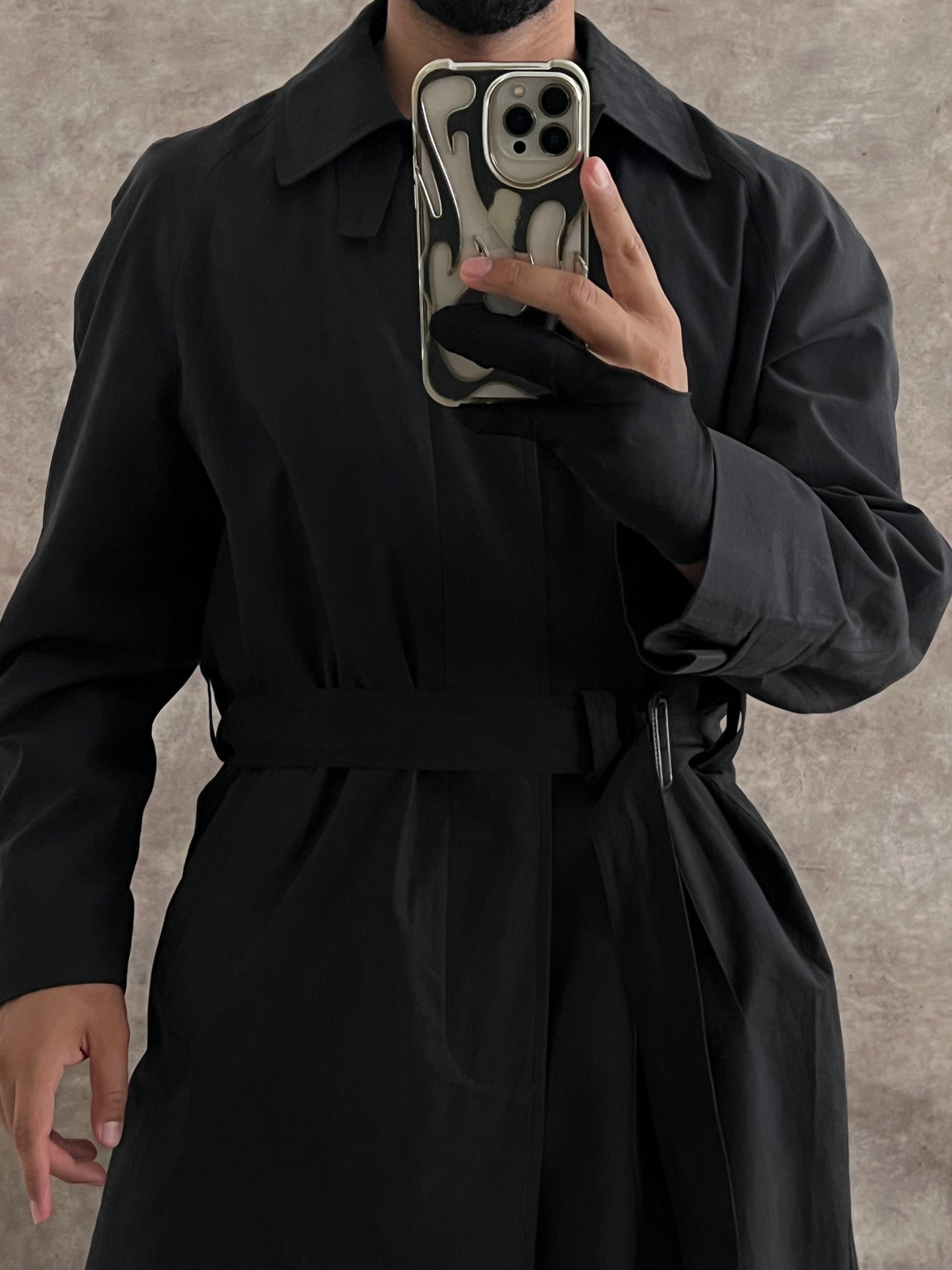 Gabardina Black Bank (M)