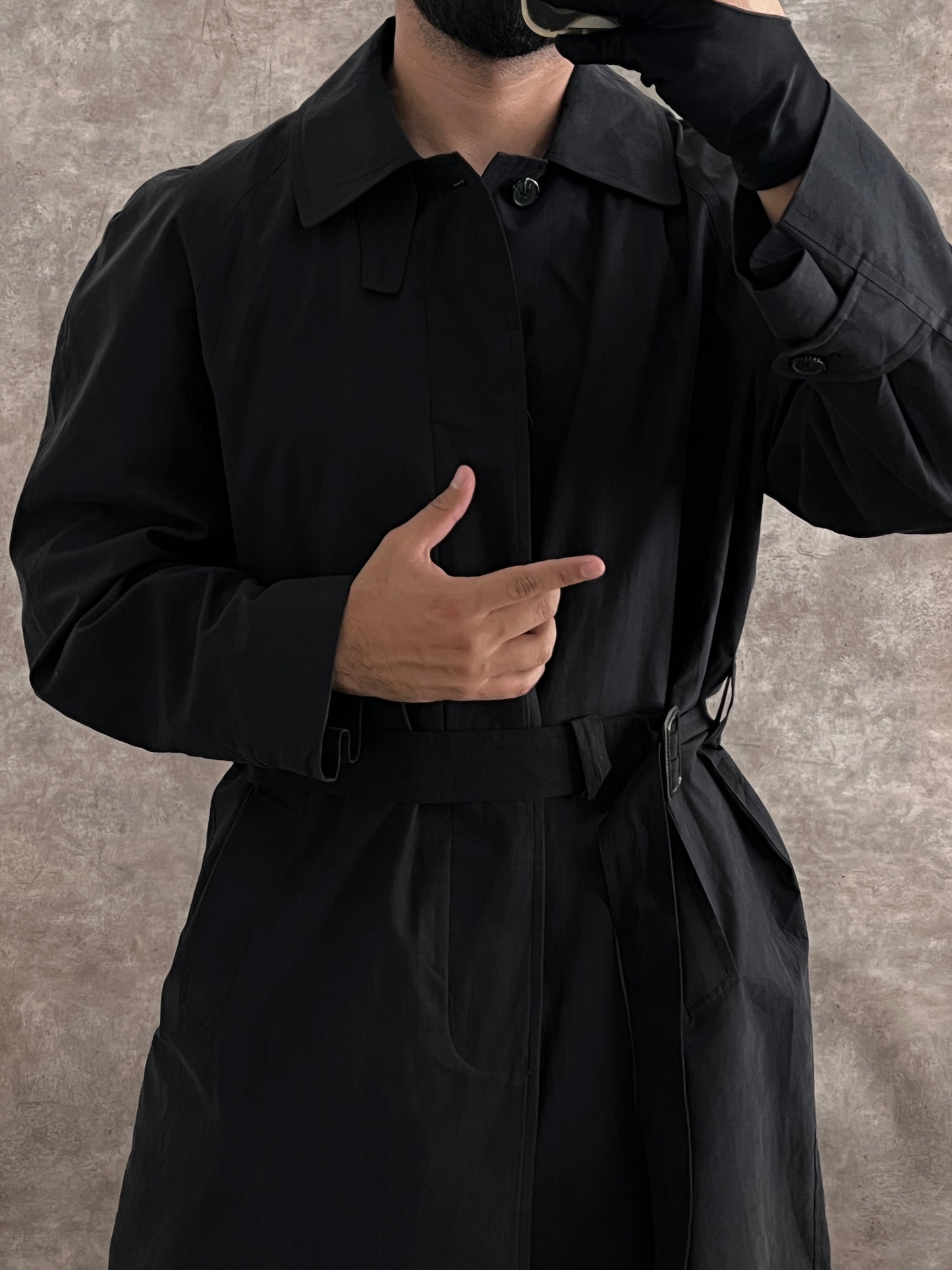 Gabardina Black Bank (M)
