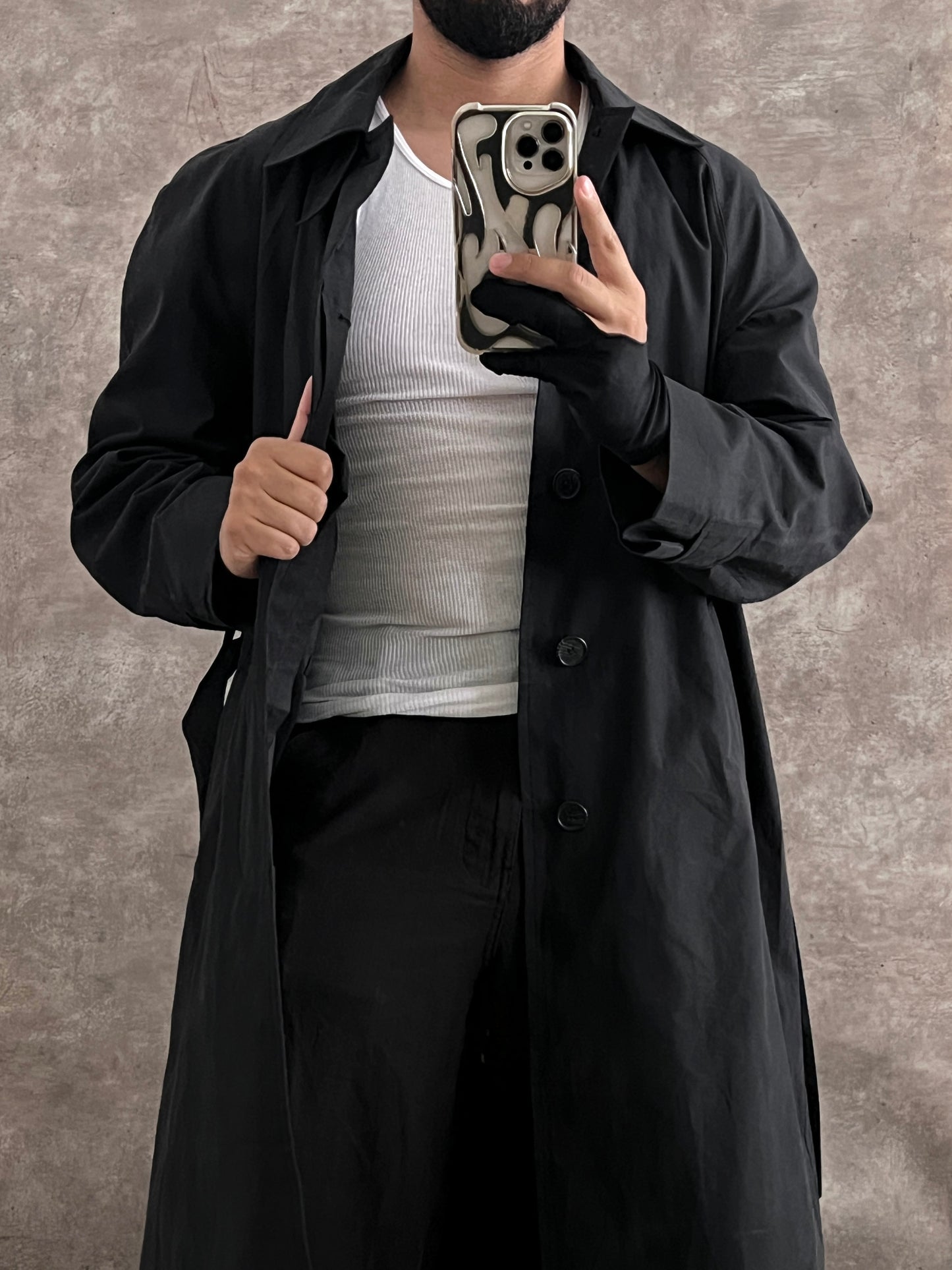 Gabardina Black Bank (M)