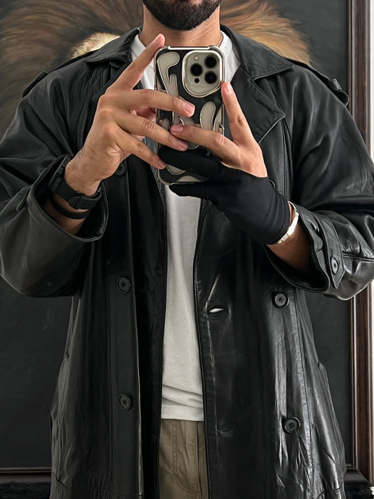 Gabardina 100% Lambskin (de cordero) talla S/M