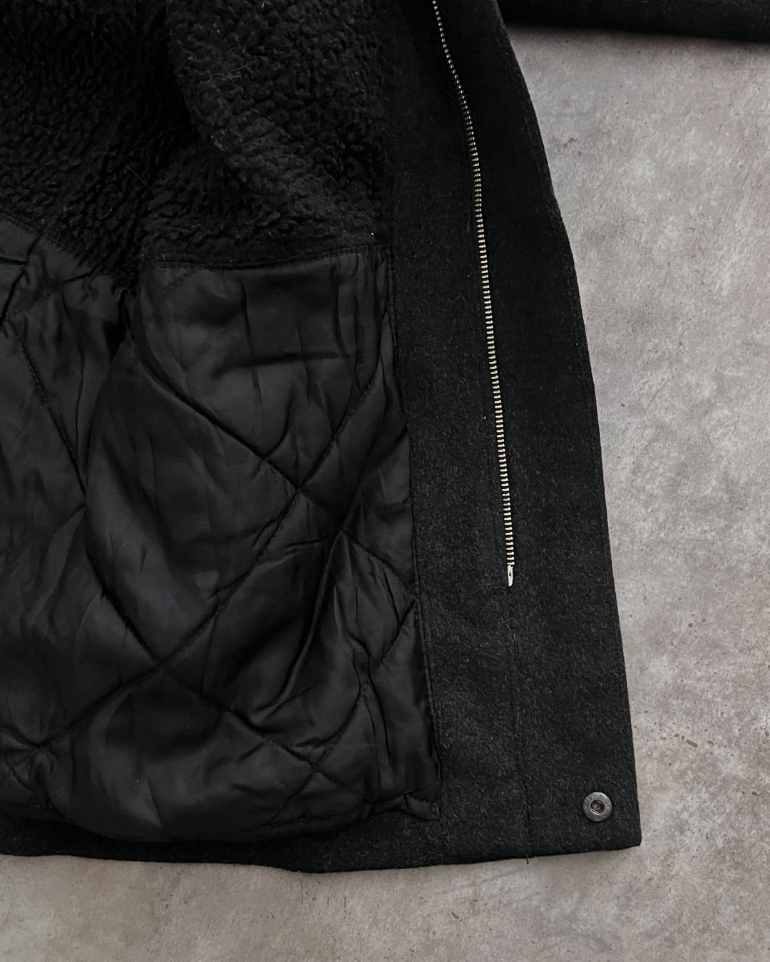 WOOL BLEND COAT (XL)