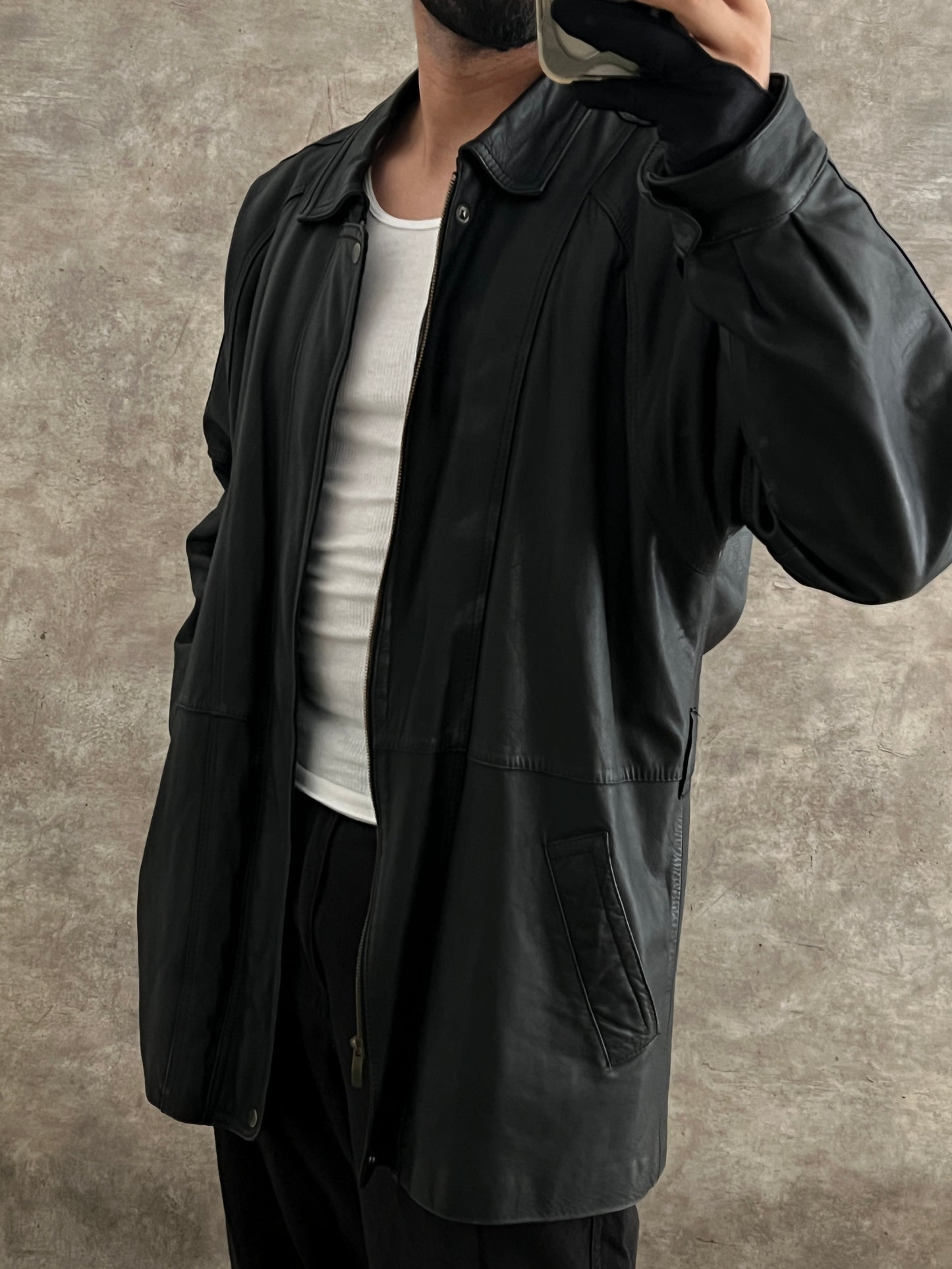 LEATHER JACKET (XL)