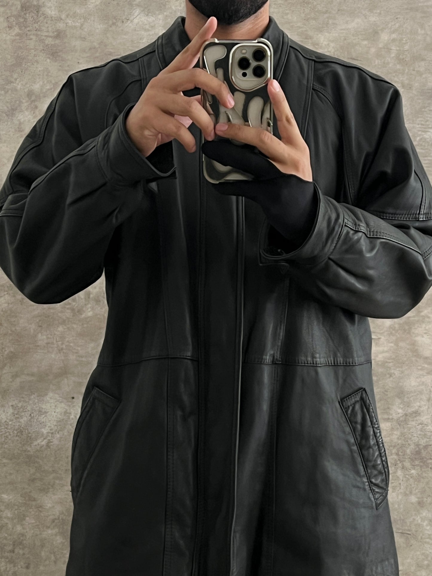 LEATHER JACKET (XL)