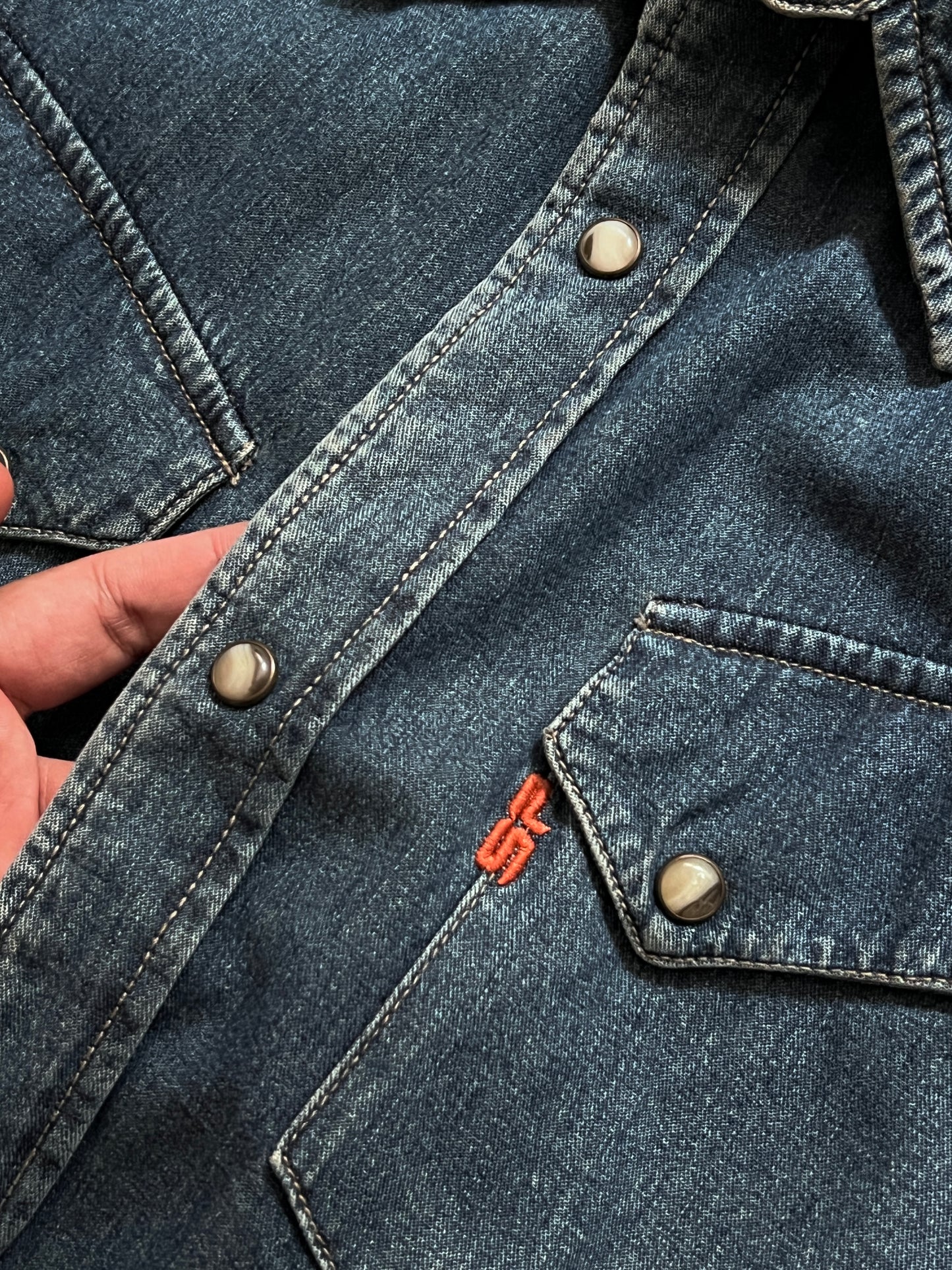 DENIM WORKWEAR SHIRT (M)