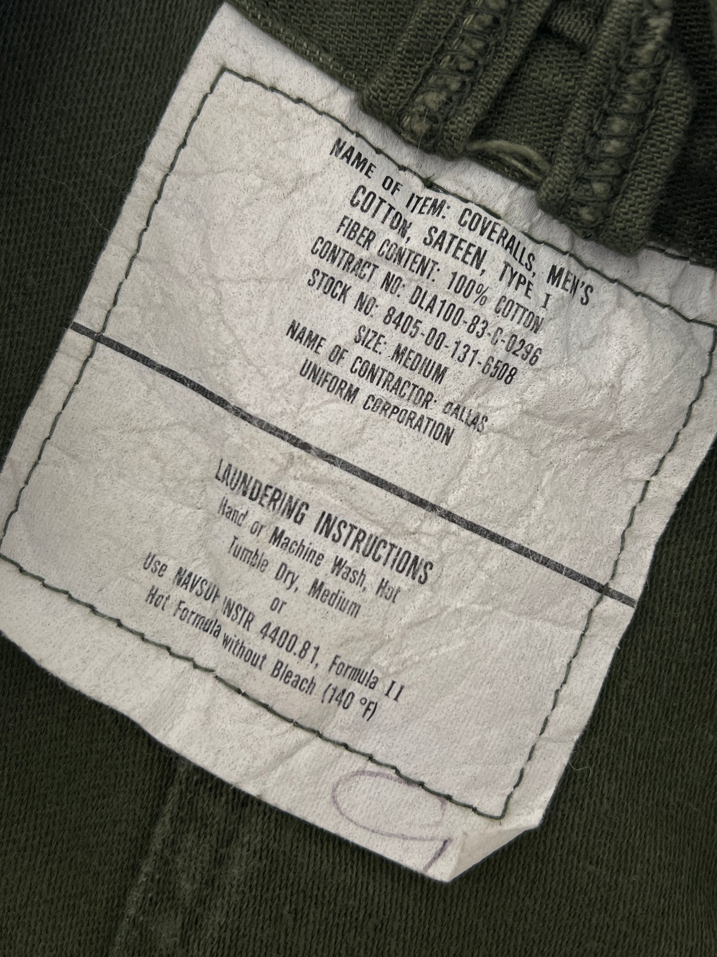 Vintage Militar Overall (S)