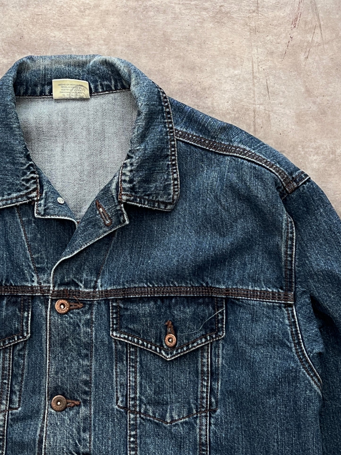 DENIM TRUCKER JACKET FUROR (L)