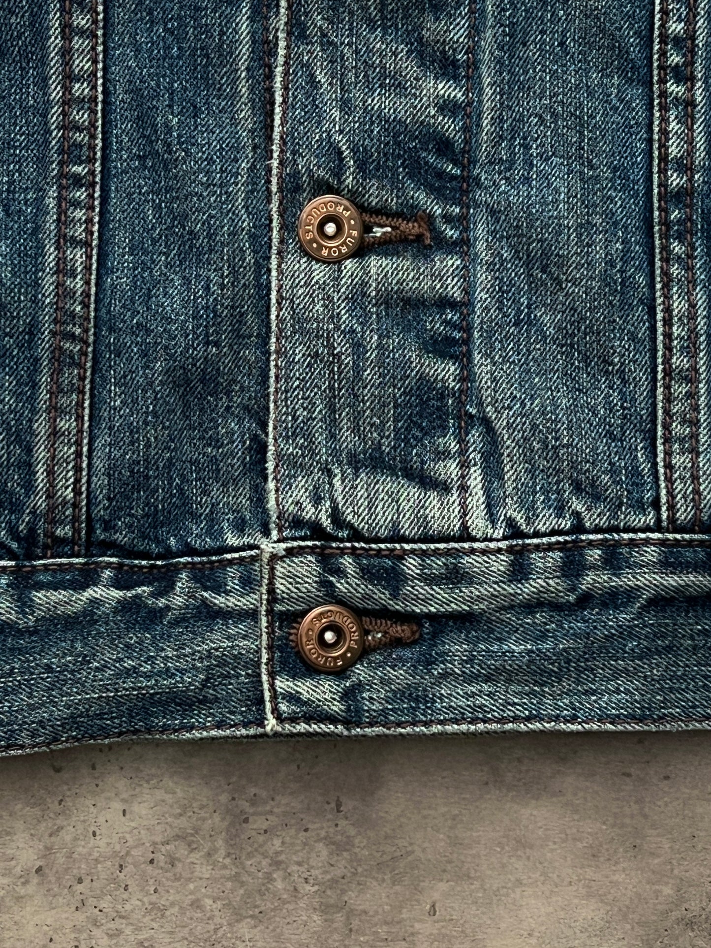 DENIM TRUCKER JACKET FUROR (L)