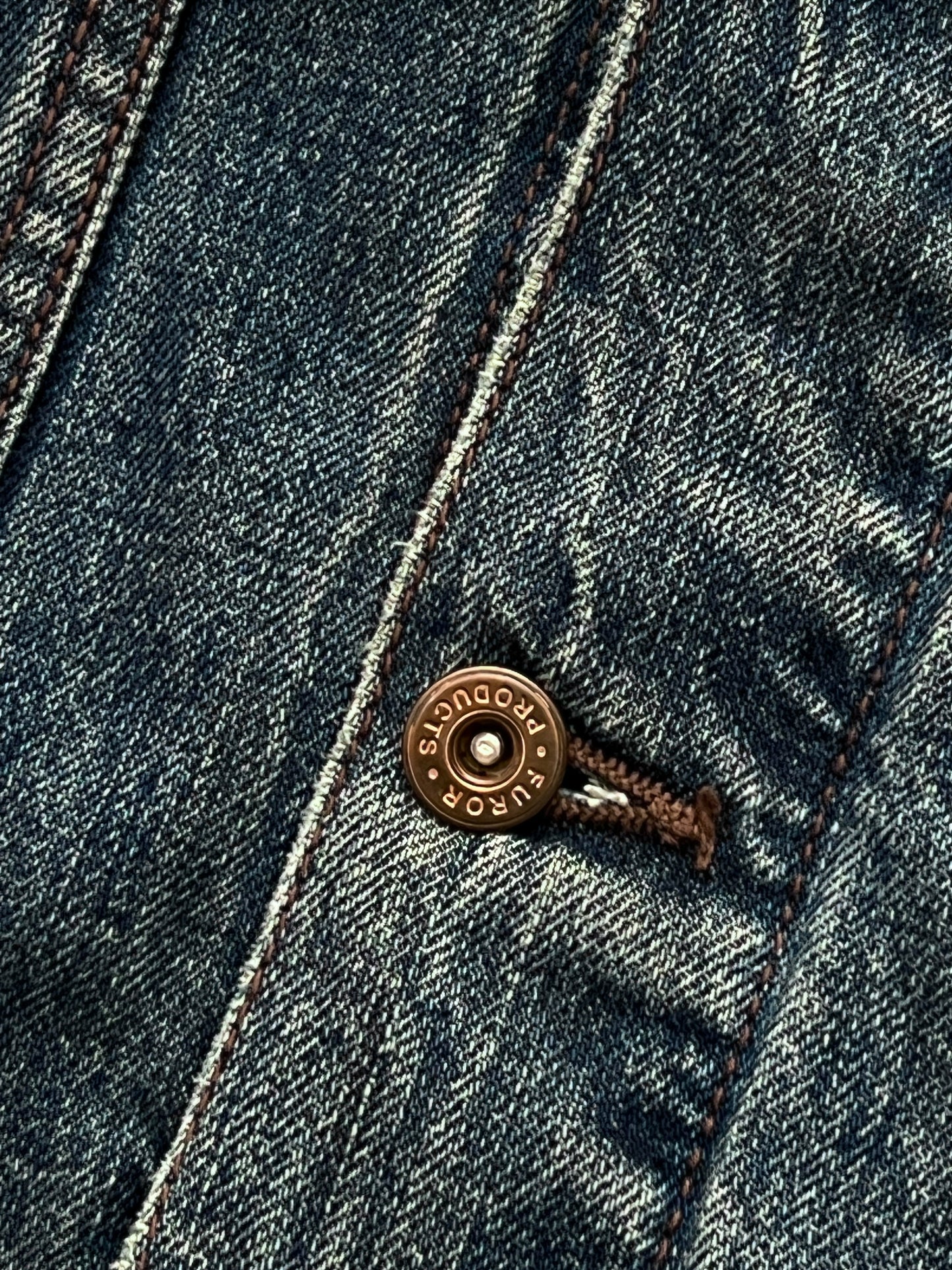 DENIM TRUCKER JACKET FUROR (L)