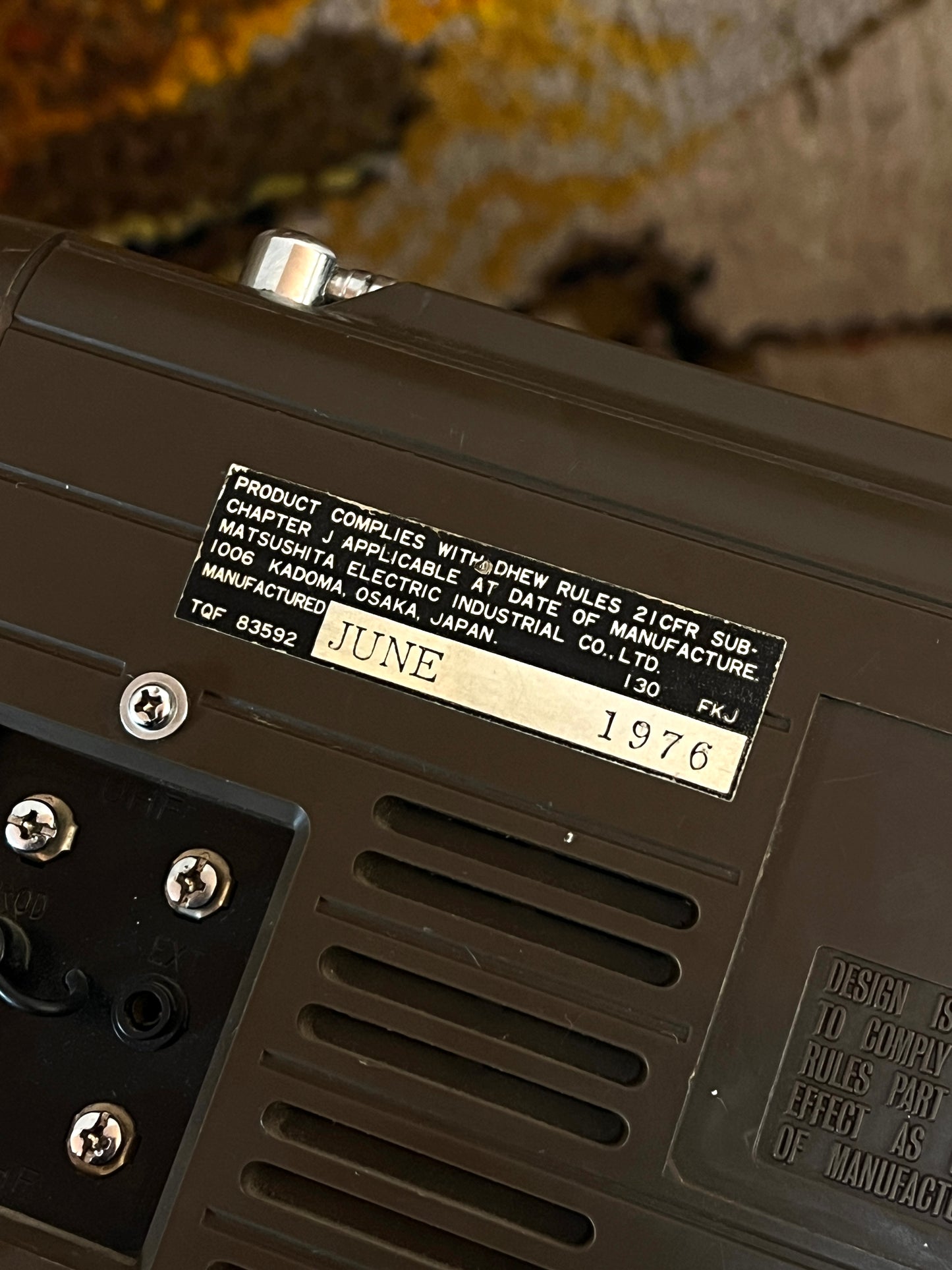 VINTAGE TV MADE IN JAPAN