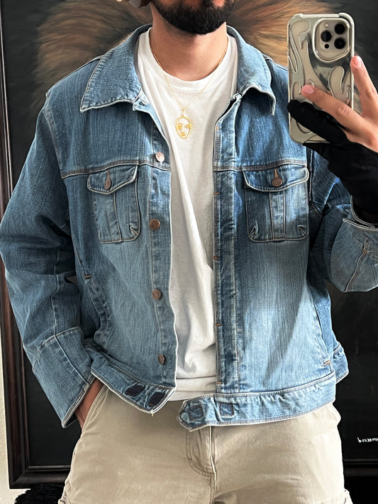 Boxy denim jacket (M)