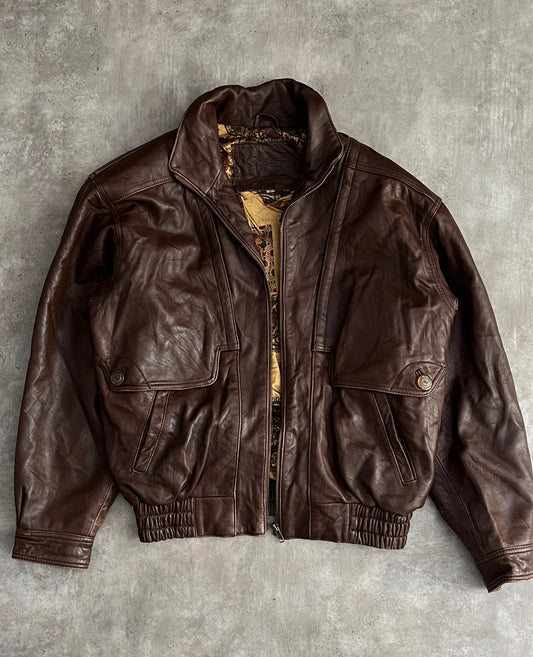 Vintage Jacket Leather Made in Italy (M)