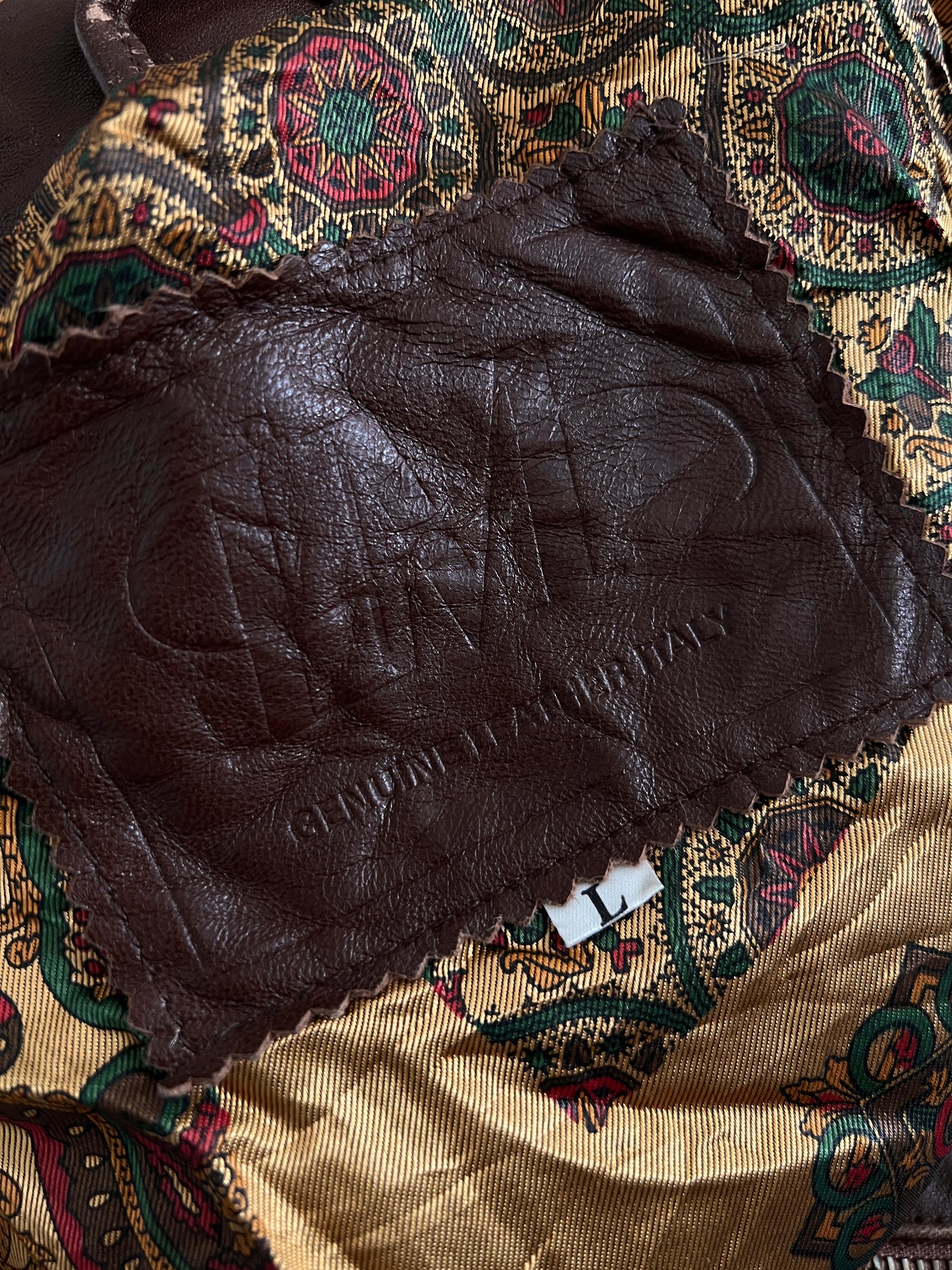 Vintage Jacket Leather Made in Italy (M)