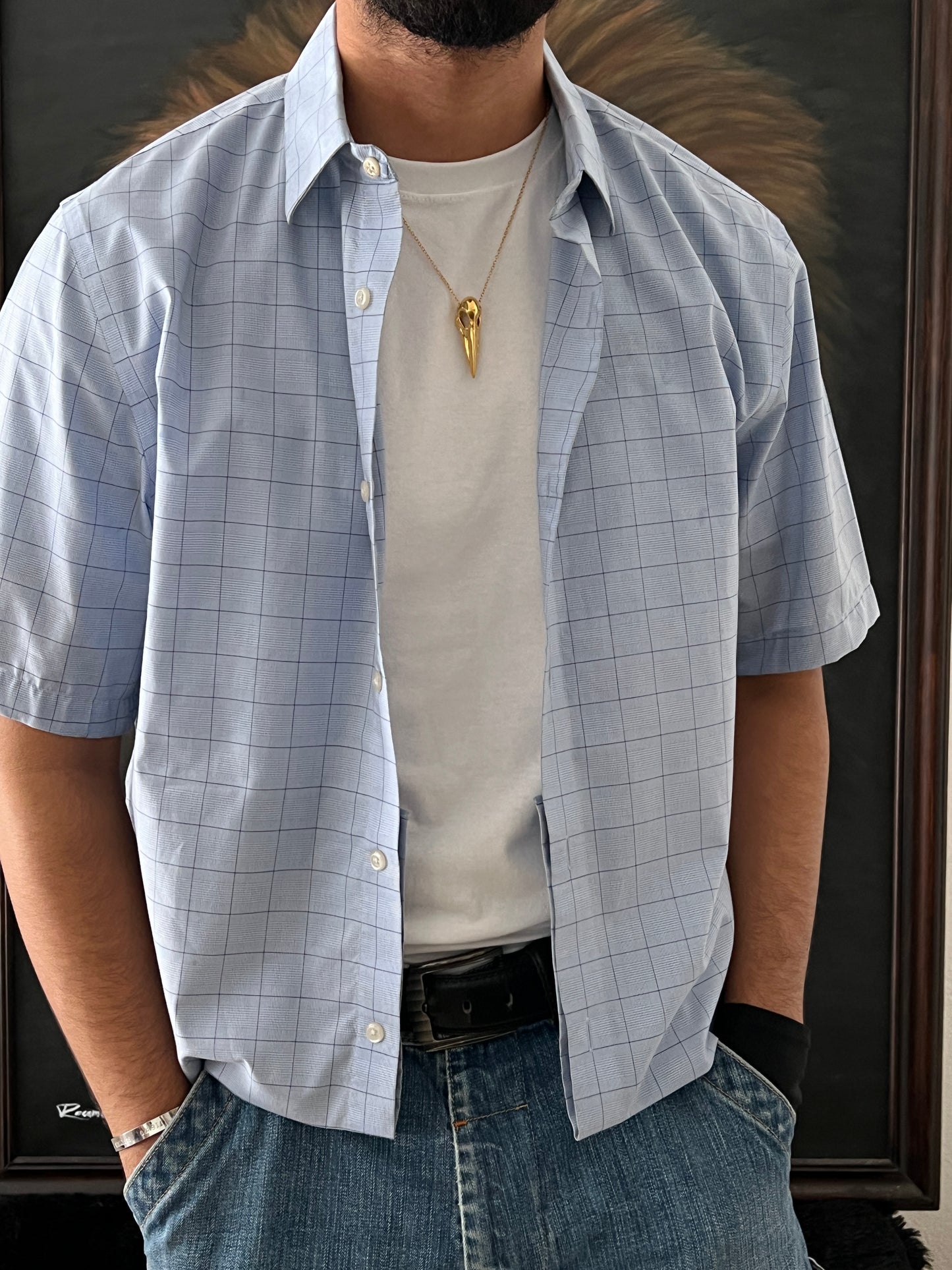 BR shirt / cropped fit (L)