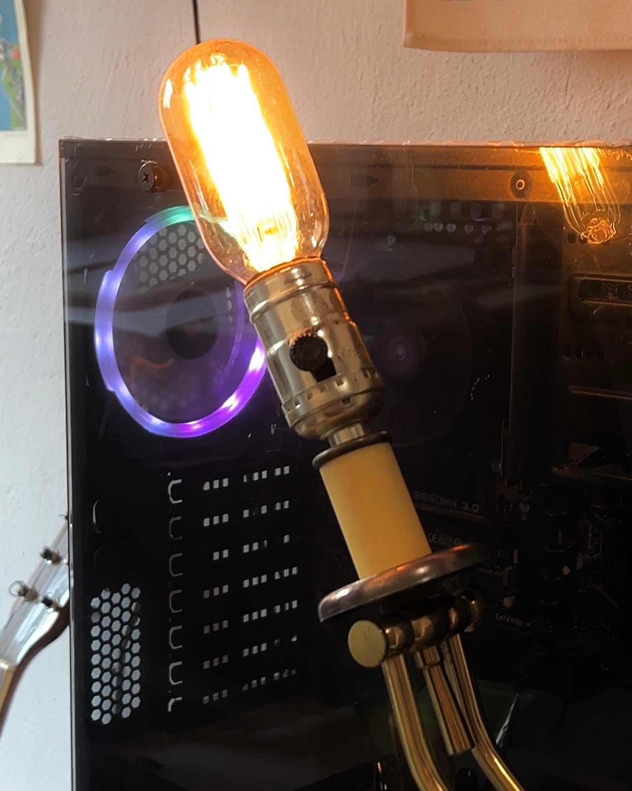 Lámpara vintage de brazo ajustable