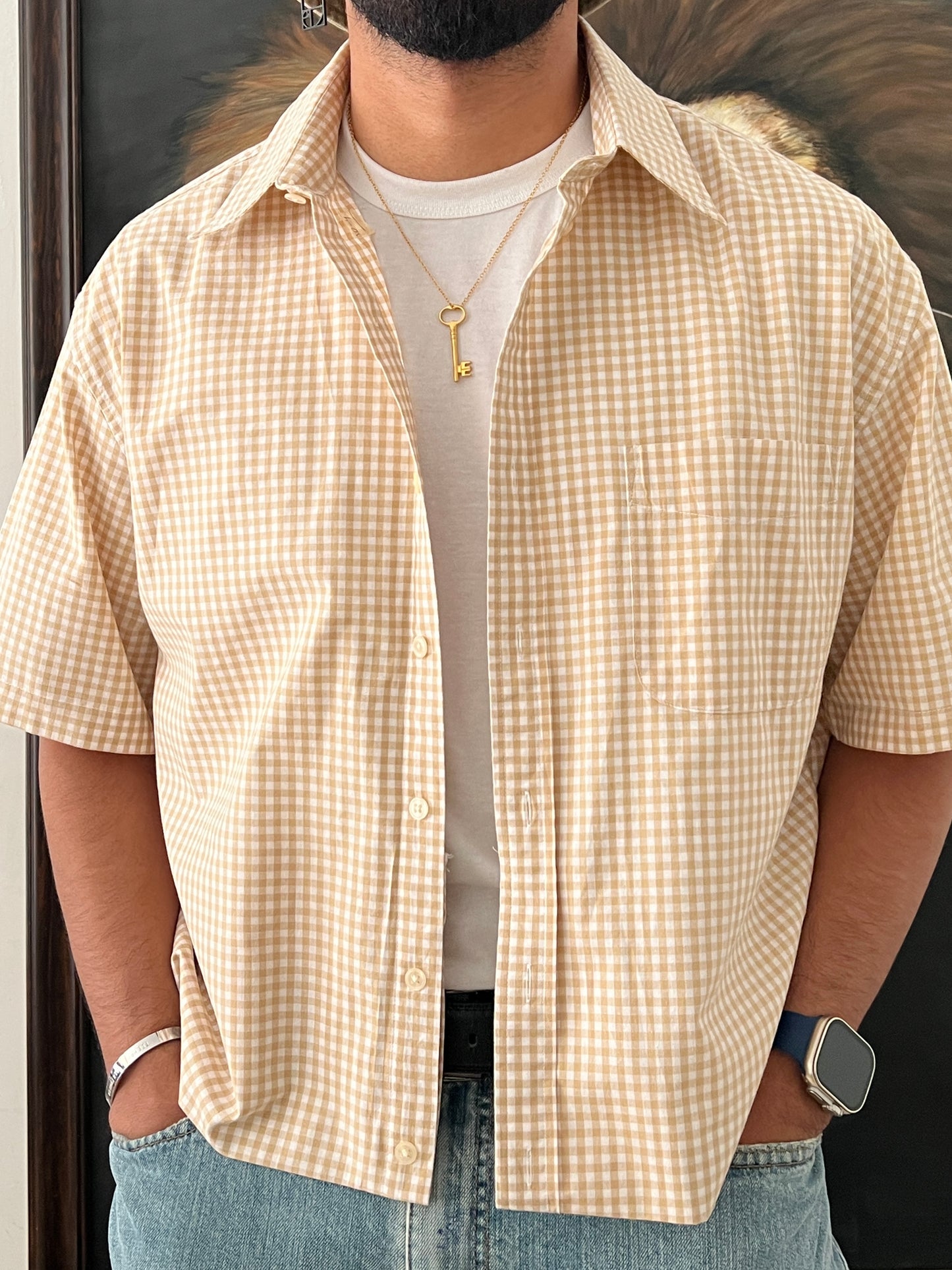 Shirt / boxy fit (M)