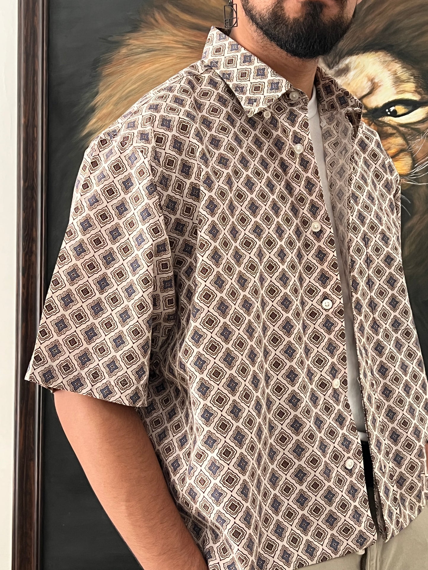 Styled Shirt / boxy fit (L)
