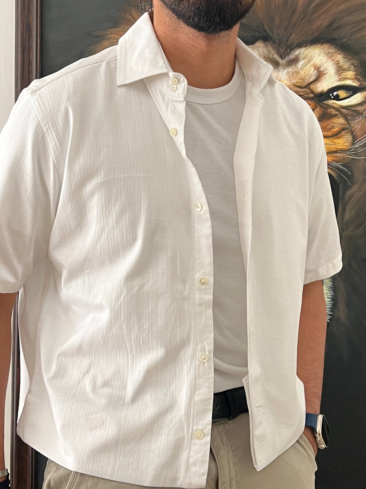 BR White Shirt / Boxy Fit (L)