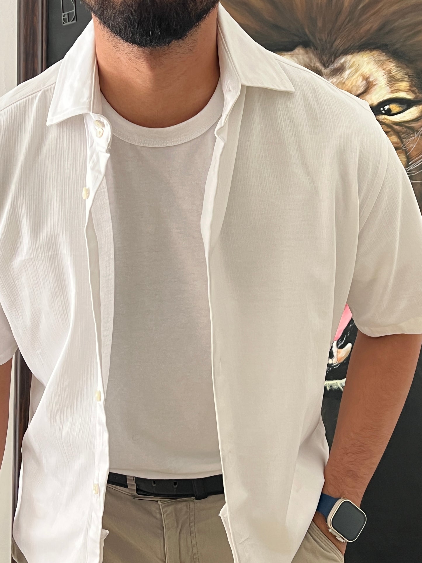 BR White Shirt / Boxy Fit (L)