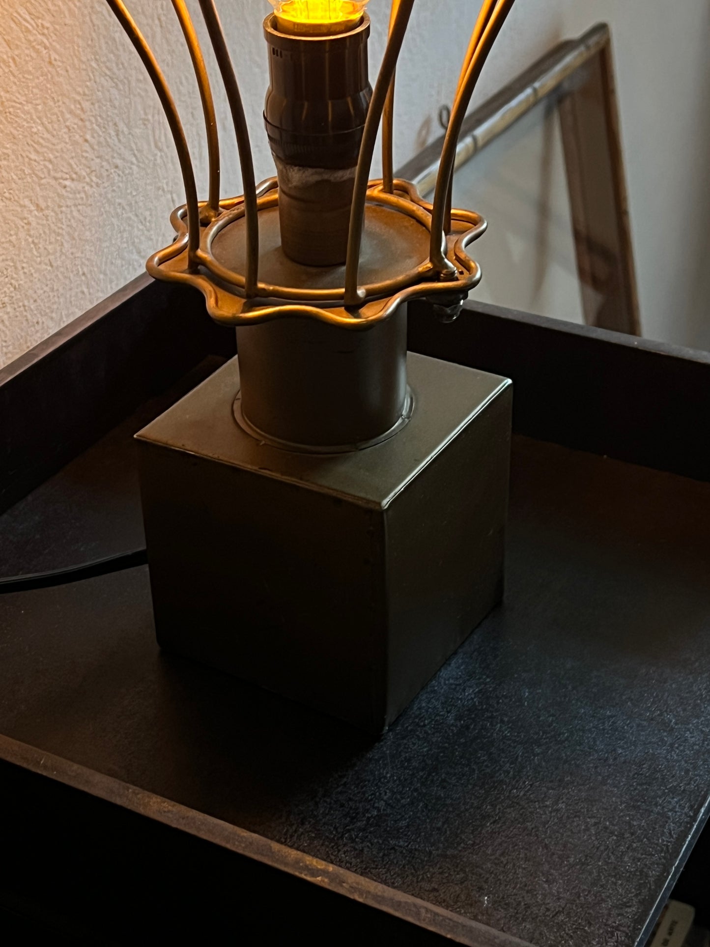 Vintage Metal Night Lamp / Apartment