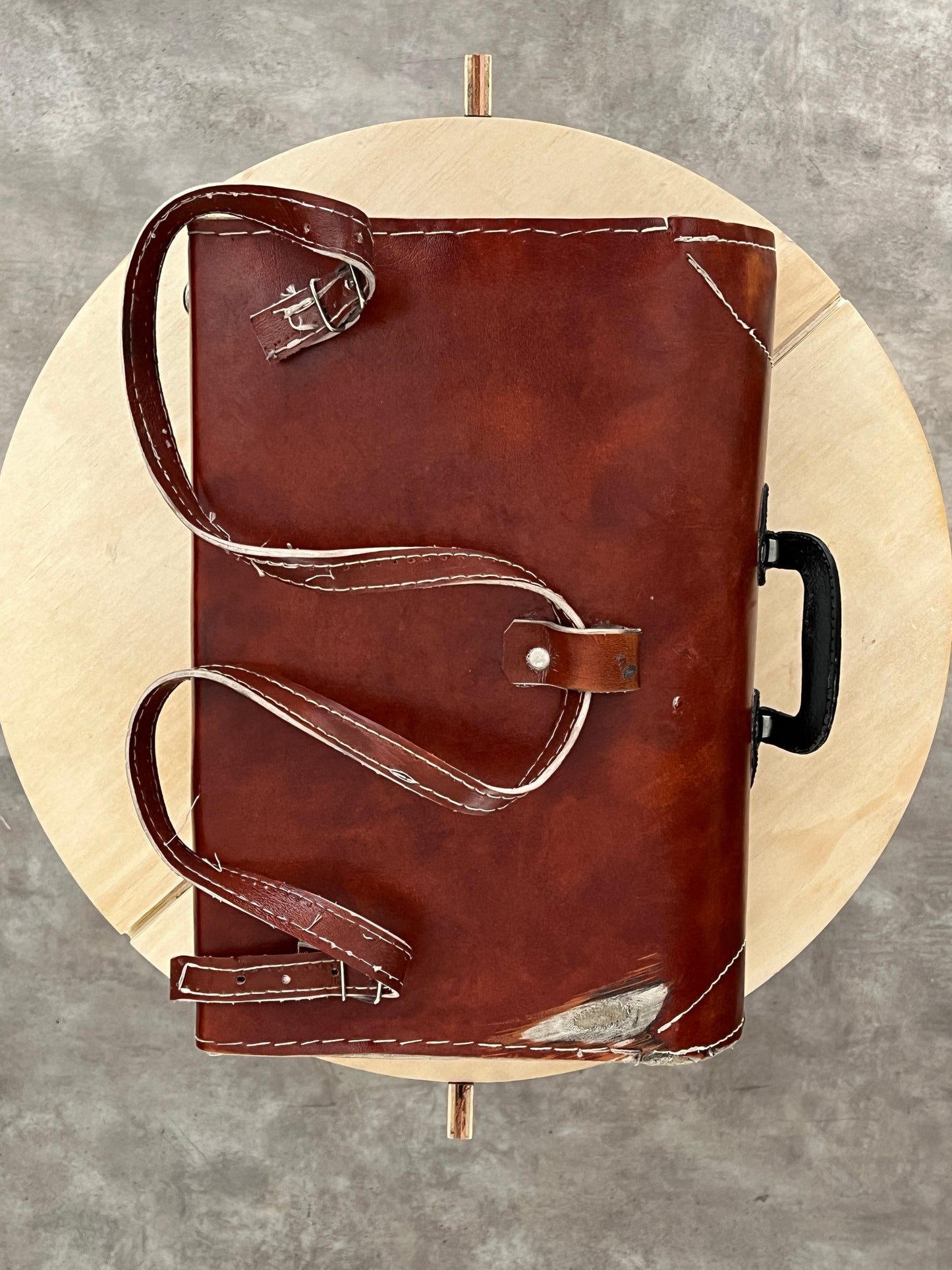 Vintage Leather Backpack (Grande)